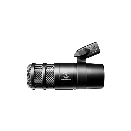 Audio-Technica AT2040 Hypercardioid Dynamic Podcast Microphone (at 2040), XLR,Black