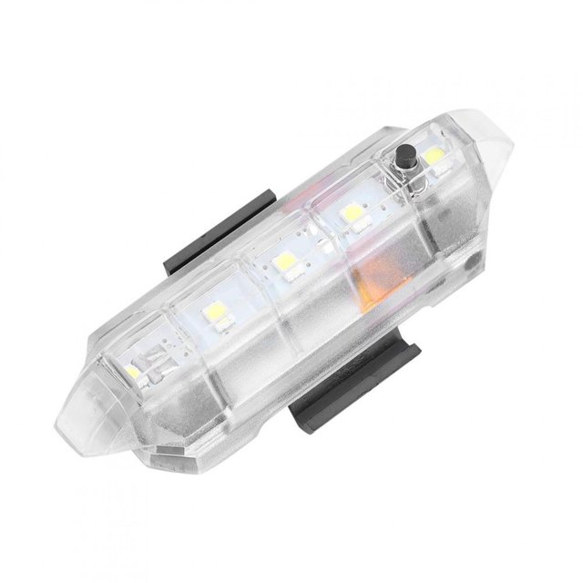 Luz Trasera Para Bicicleta ANGGREK LED 4 Modos de Iluminación Rojo Azul Blanco