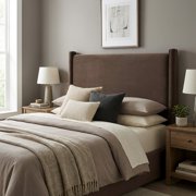 Velvet King Headboard in Soft Fabric, Plush Upholstery, Elegant Design