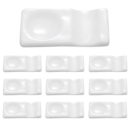 

10 New Chopstick Rest Chopsticks Ceramic Decorative Rack J