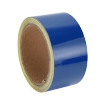 Unique Bargains Reflective Tape 40mmx10m Warning Safety Adhesive Tape Outdoor Reflector for Cars Trucks Blue 1 Pcs