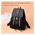 thumbnail image 2 of Bolso Multifuncional Impermeable Y Antirrobo Mochilas Para Mujer Nailon Negro Coreanas Casual Dama, 2 of 5