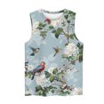 thumbnail image 3 of Snorda Débardeurs pour Femmes Grande Taille Mode Féminine Décontractée Été Imprimé Sans Manches Col Rond Haut Blouse Débardeur P-5TG, 3 of 5