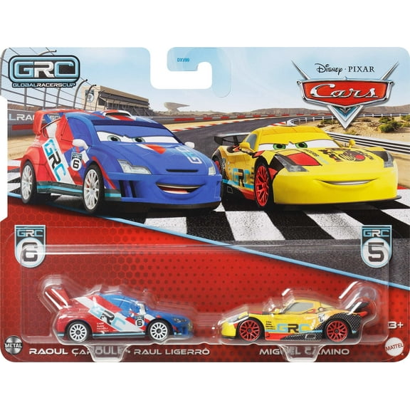 Disney and Pixar Cars 2-Pack, Set of 2 1:55 Scale Die-Cast Toy Vehicles (Styles May Vary)