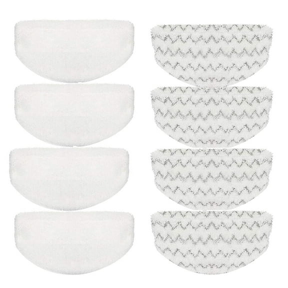 8 Pack Steam Mop Pads Replacement for Bissell Powerfresh Steam Mop 1940 1440 1544 1806 2075 Series, Model 5938 19402 19404 19408 19409 1940A 1940F 1940Q 1940T 1940W, Microfiber Washable, Reusable