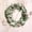 White,green, variant on Pretty Comy Christmas Wreath Christmas Tree Round Bell Decor Handcrafted Elegant Holiday Wreath Wall Xmas Decoration