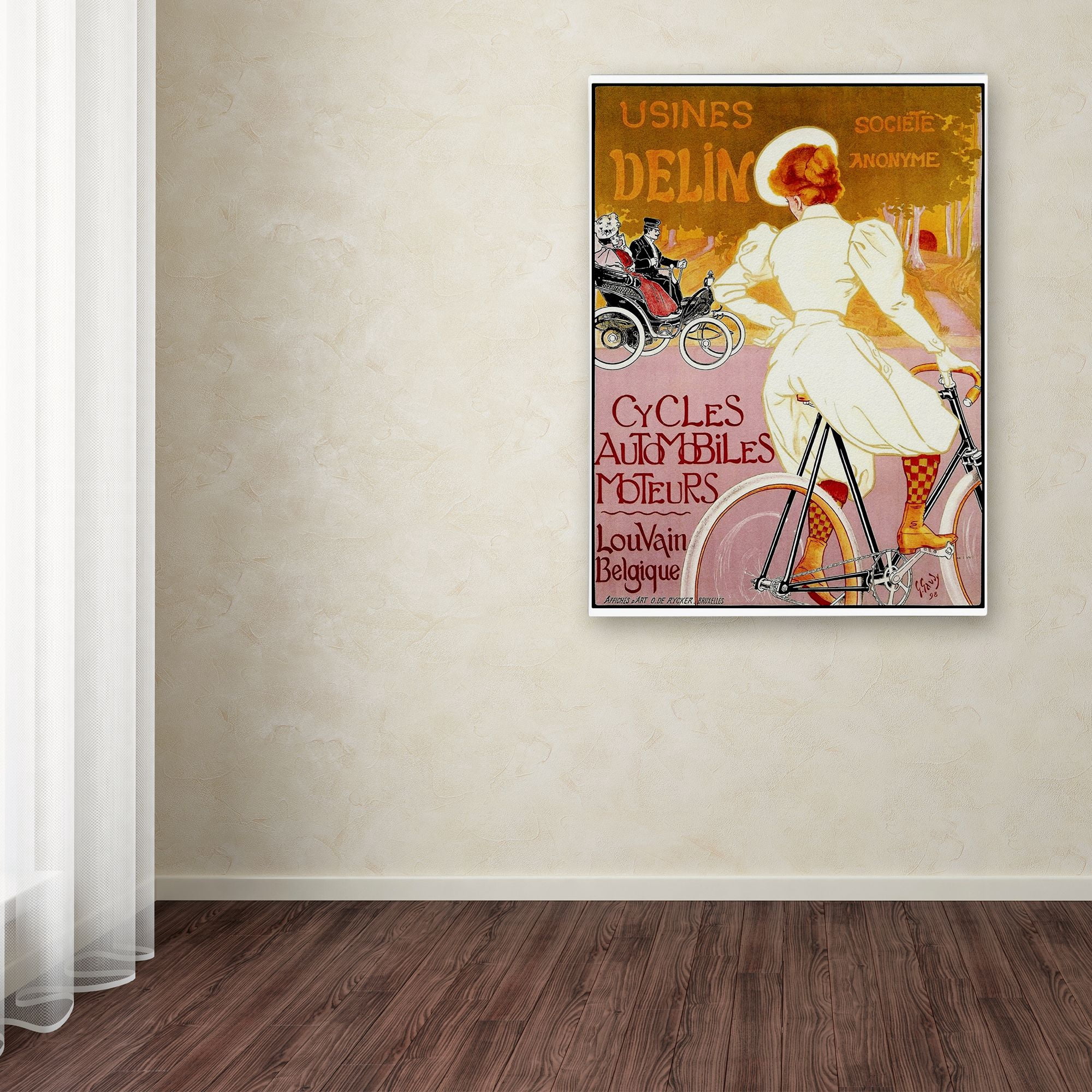 Trademark Fine Art 'Ad Wheels 11' Canvas Art by Vintage Lavoie