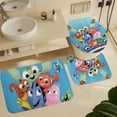 thumbnail image 5 of Finding Nemo 4 Piece Shower Curtain Set with Non-Slip Rugs, Toilet Lid Cover and Bath Mat, Cartoon Bathroom Decor Waterproof Shower Curtain with 12 Hooks, 72 x 72inch, 5 of 8