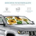 thumbnail image 3 of Kdxio Plump Sunflower And Sketch Print Windshield Sun Shade, Foldable Sun Blocker for Car,Truck,SUV Automotive Interior Sun Protection,Reflective Shade for Front Windshield(Small), 3 of 7