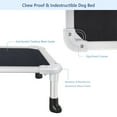 thumbnail image 4 of Veehoo Chew Proof Dog Bed, Rustless Aluminum Frame and Textilene Mesh Fabric, Black, Large, 4 of 8