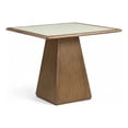thumbnail image 1 of Meridian Furniture Atrium 36" Brown Glass Top And Wood Dining / Game Table, 1 of 18
