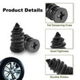 thumbnail image 4 of Screw in Tire Plugs, Tire Repair Rubber Nails Kit with 2 Sizes, Fast Self-Service Tires Repair Tools, Strong Sealing, Withstand High Temperatures for Car, Motorcycle Tires Repair, 4 of 8