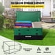 thumbnail image 4 of Caja de almacenamiento exterior VEVOR de 150 galones, impermeable, negra y verde, 4 of 7