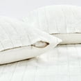 thumbnail image 3 of Home Soft Things Plush Faux Fur Throw & 2 Pillow Covers Set - Bright White - 60"x80"/18"x18" Jumbo, 3 of 9