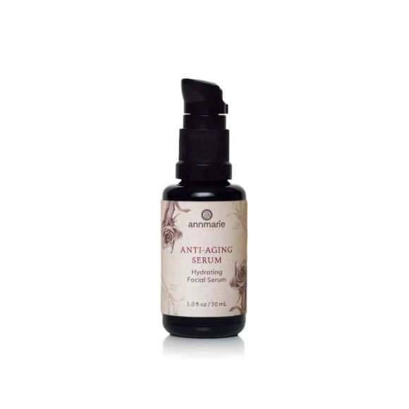 Suero antienvejecimiento Annmarie Skin Care - Suero a base de aloe vera con ácido hialurónico y extractos de hierbas de la vida Flores eternas y destilado de rosa Buddleja Suero hidratante y reafirman