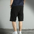 thumbnail image 3 of uikmnh Mens Shorts Men Summer High Street Harbor Wind Trend Large Size Loose Outside To Wear Casual Five Point Pants Size:S, 3 of 6