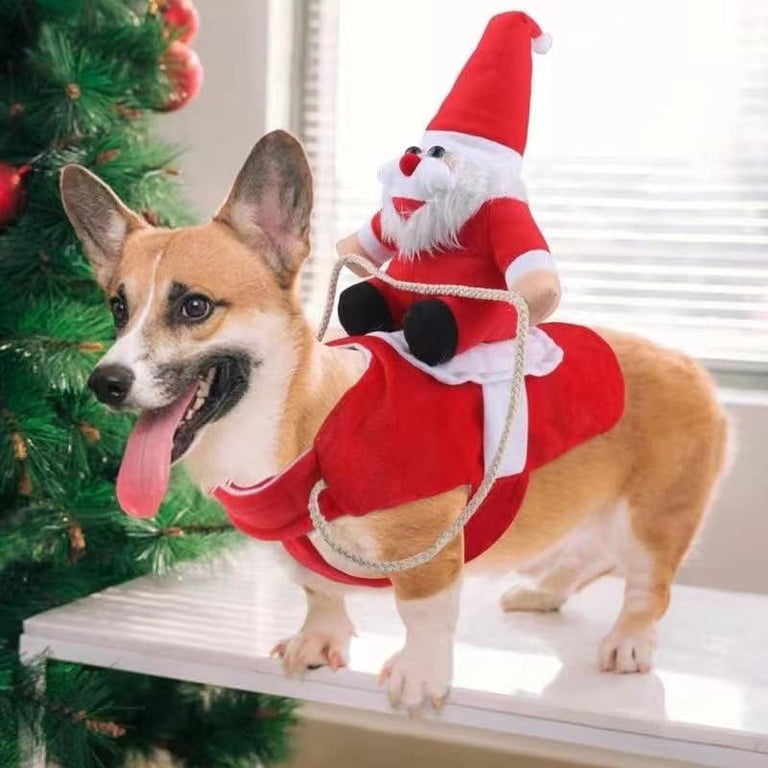Santa Claus Costume Large Dog Christmas Dress Dog Christmas Costume, Dog  Christmas Clothes For Small Medium