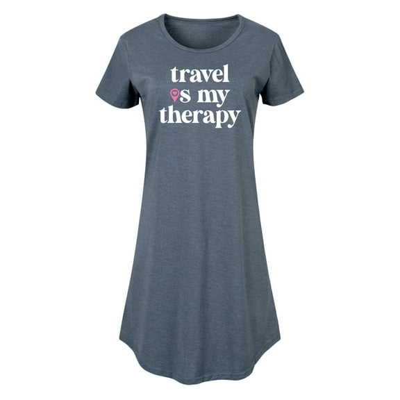 Instant Message - Travel Is My Therapy - Women's Any Way Dress