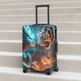 thumbnail image 6 of Fuzoiu Blue Dragon And White Tiger Print Suitcase Cover,Washable Luggage Covers for Suitcase,Elastic Luggage Protector Cover,Scratch Resistant Travel Suitcase Covers-Small, 6 of 7