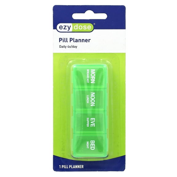 Ezy Dose Daily 4x/Day Pill Planner, 1 Count