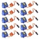 thumbnail image 5 of 10pcs Servo Motor de Ala Fija Modelo Control Remoto Control del Controlador del Servidor de Bricolaje SG90, 5 of 7