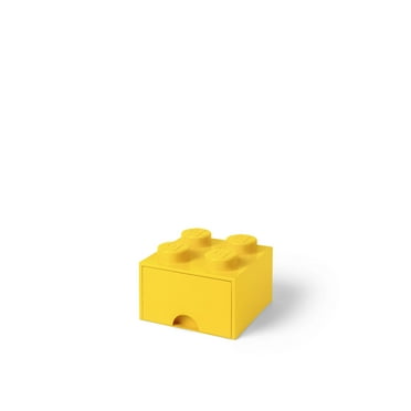 LEGO Storage Brick Drawer 4, Bright Yellow