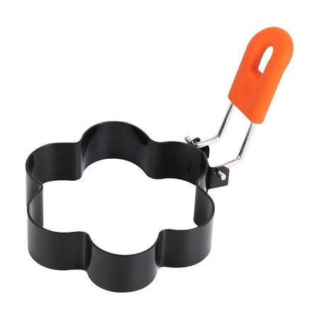 

nbuaila Creative Egg Ring Stainless Steel Egg Cooking Ring Pancake Mold for Fried Eggs and Fried Chicken Rolls Kitchen Supplies