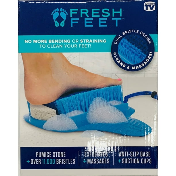 Fresh Feet Foot Scrubber, Clean and Massage Your Feet without Bending