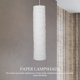 thumbnail image 3 of Pantalla de lámpara de pie de papel japonés: Pantalla de lámpara de papel plegable de repuesto para sala de estar, dormitorio, oficina, decoración minimalista moderna., 3 of 7