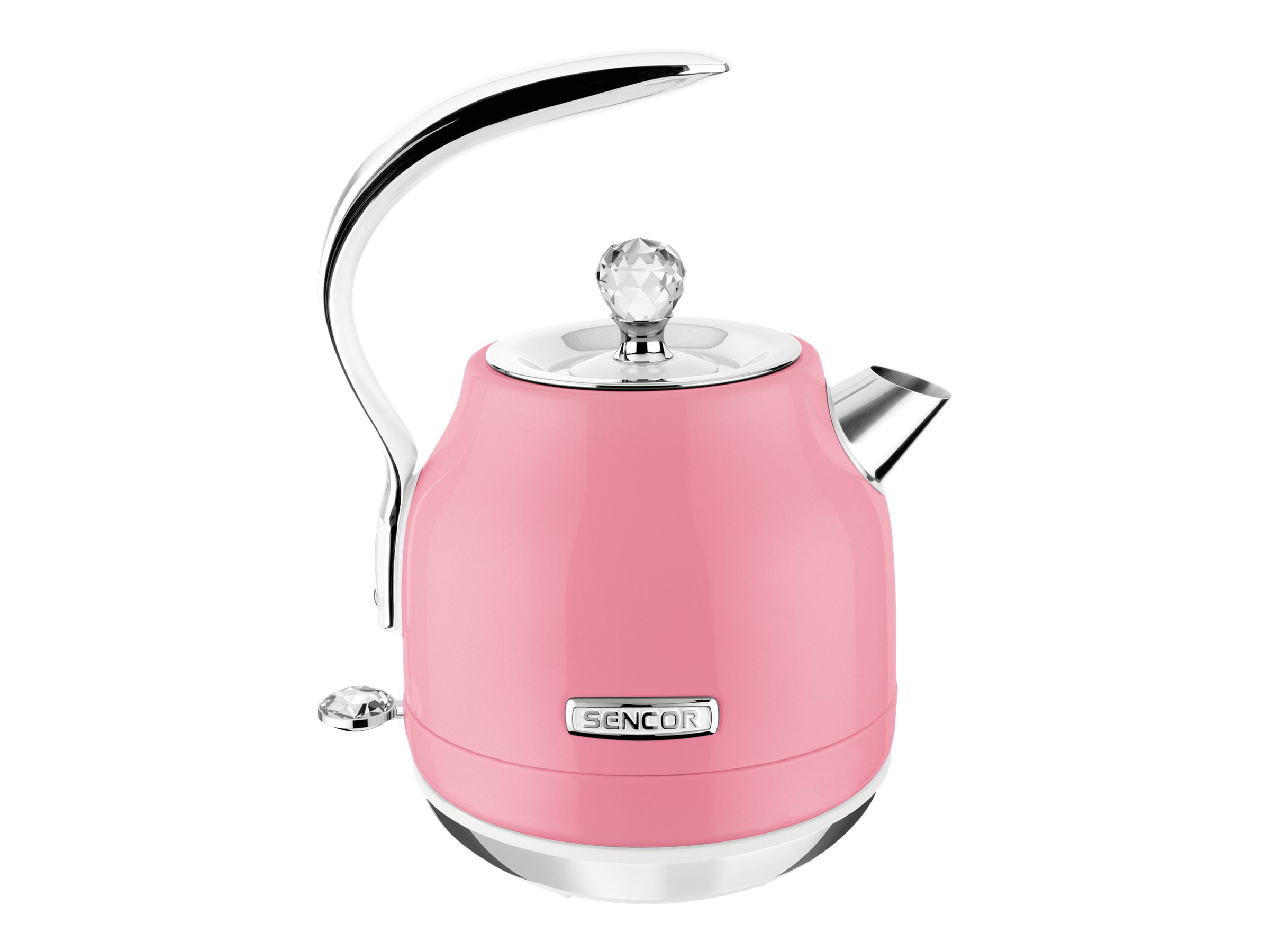 Modern Pink Electric Kettle Base Plug Isolated White Stock Photo by  ©NewAfrica 635184134