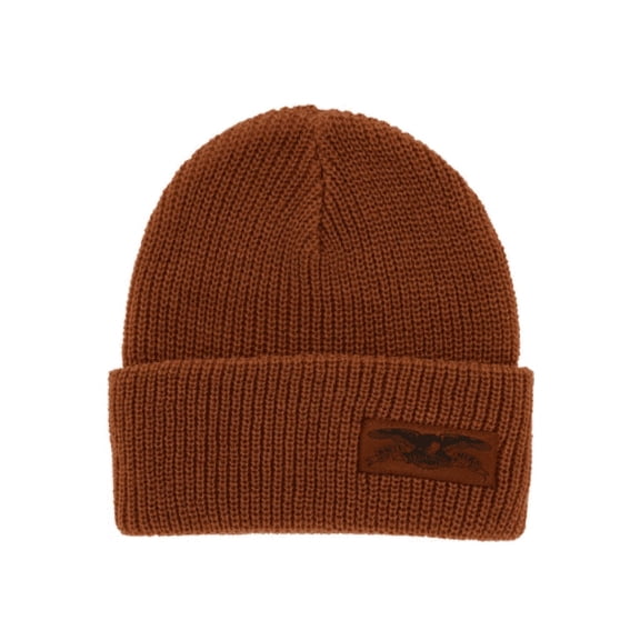Anti Hero Stock Eagle Label Beanie Brown OneSize