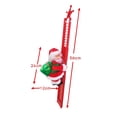 thumbnail image 2 of BESTSKY Climbing Santa on Ladder with Music,Santa Climbing Ladder to Tree Animated Holiday Party Home Wall Christmas Tree Decoration Xmas Gift, 2 of 7