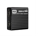 thumbnail image 1 of Recording Box 4k 1080p 60FPS HD Video Capture Card HDTV Camera Compatible USB 3.0PC Live Streaming Grabber Recorder,1 * Video Capture Card,Black, 1 of 6