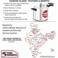 thumbnail image 3 of Hawkins Classic CL65 6.5-Liter New Improved Aluminum Pressure Cooker, Small, Silver, 3 of 6