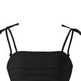 thumbnail image 5 of Girls Summer Dress Off Shoulder Flutter Sleeve Midi Swing Dresses (Black 12 Years), 5 of 8