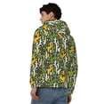 thumbnail image 4 of Uemuo Cactus 4 for Men's Fashion Full-zip Hoodies & Sweatshirts with Kangaroo Pocket, Zip-up Hooded Sweatshirt, Moisture Wicking & Breathable-3X-Large, 4 of 5