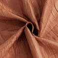 BalsaCircle 72x72 in Terracotta Square Accordion Crinkled Taffeta Table ...