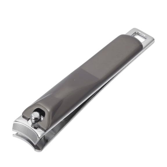 Unique Bargains 1 Pc Durable Long handle Nail Clippers Toenail Clippers Titanium Tone