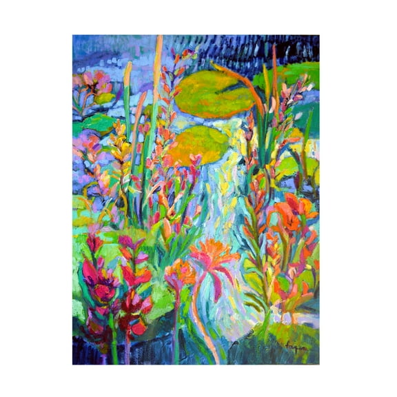 Canvas Wall Art - Dorothy Fagan 'Onasparklyday' Wall Art for Living Room, Bedroom, or Office D?cor by Trademark Fine Art - 14 x 19 Inches