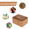 thumbnail image 3 of STOBOK 3Pcs Natural Material Wicker Storage Baskets Stackable Decorative Storage Boxes, 3 of 6