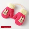 thumbnail image 4 of Dyfzdhu Mittens For Baby Snow Gloves For Kids Girls Boys Infant Winter Snow Ski Gloves Kintted Warm Gloves, 4 of 6