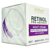 Delfanti Milano • RETINOL PRO-ADVANCE NIGHT CREAM • with dead sea minerals and vitamin B • Made in Italy
