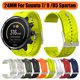 thumbnail image 2 of Correa de silicona deportiva transpirable para exteriores de 24 mm para reloj inteligente Suunto 7/9/D5 Spartan Wrist HR Baro, 2 of 5