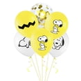 thumbnail image 1 of Kit de 6 globos de látex Snoopys de 30 cm para decoración de fiestas, 1 of 3