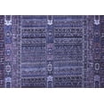 thumbnail image 1 of Ahgly Company Indoor Rectangle Abstract Blue Modern Area Rugs, 4' x 6', 1 of 4
