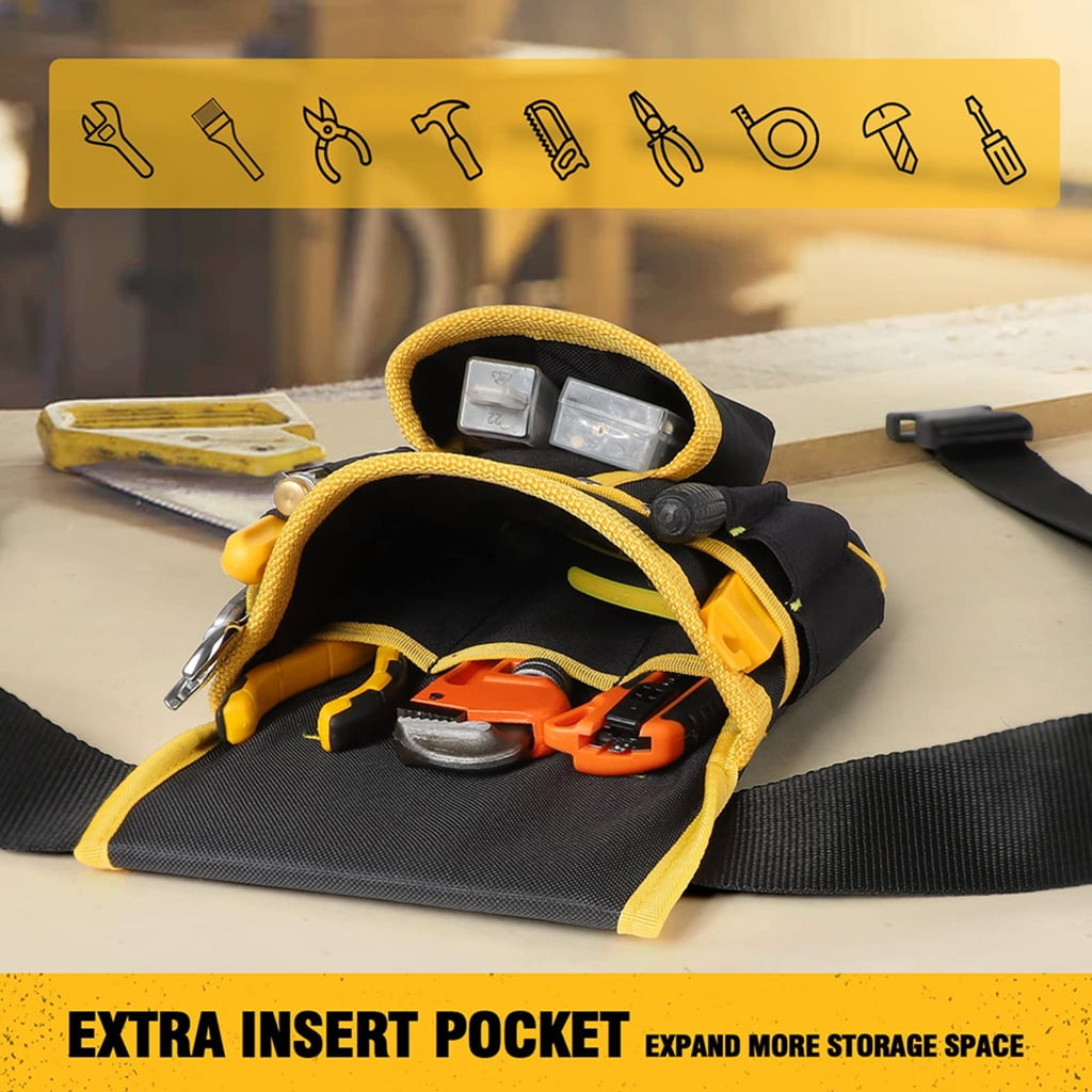 Oxford Cloth Tool Bag Set with Magnetic Belt Hammer Holder Nails Suction Tool Pouches Organizers Electrician Tool