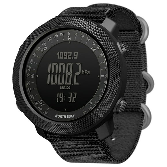 Reloj Reloj deportivo al aire libre digital para hombres con altímetro barómetro Compás Hora mundial NORTH EDGE Reloj
