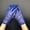 Blue, variant on Sequin Gloves for Women, Sparkly Glitter Gloves for Party, Rave, Prom, Dance, Masquerade