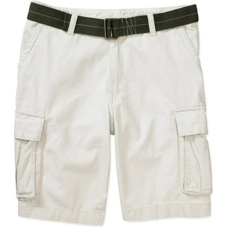 Faded Glory - Men's Belted Home Run Cargo Shorts