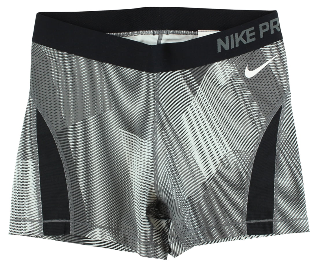 Nike - Nike Womens Pro Hypercool Frequency Pattern Shorts Grey - Walmart.com - Walmart.com